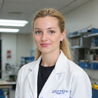 Portrait of Dr. Emily White, Aquatic Veterinarian and Health Specialist at AquaWorld USA.